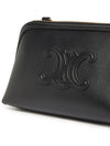 Coeur Triomphe Chain Clutch Bag Black - CELINE - BALAAN 6