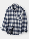 Ray check shirt navy - INDUST - BALAAN 8