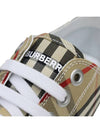 Vintage Check Cotton Sneakers Archive Beige - BURBERRY - BALAAN 7