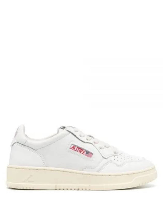 Medalist Leather Low Top Sneakers White - AUTRY - BALAAN 2