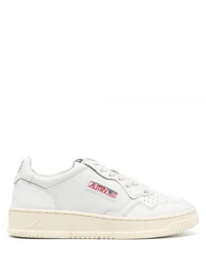 Medalist Leather Low Top Sneakers White - AUTRY - BALAAN 2