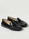 Women's Gommino Leather Driving Shoes Black - TOD'S - BALAAN 3