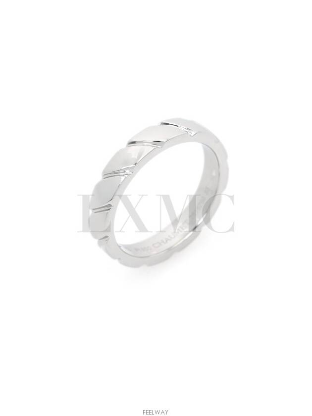 Torsad white gold wedding ring couple No 55 - CHAUMET - BALAAN 2