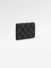 Damier Graphite Envelope Business Card Wallet Black - LOUIS VUITTON - BALAAN 6