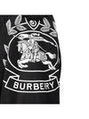 Men's ADERTON Bag Logo Applique Nylon Long Hooded Jacket Black - BURBERRY - BALAAN.