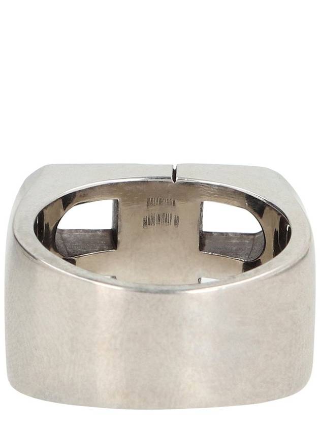 Balenciaga Pitbull Silver Ring - BALENCIAGA - BALAAN 3