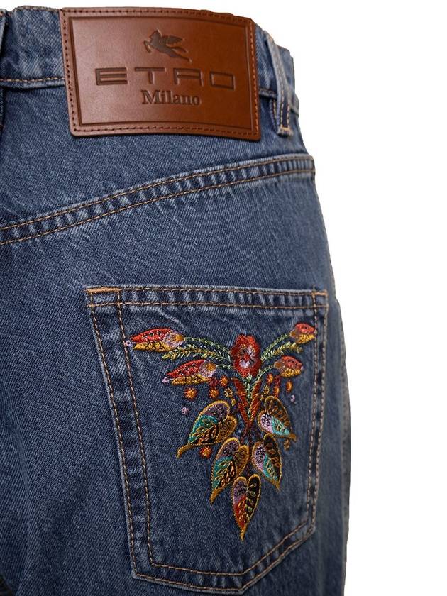 23 fw Jeans WITH Bag Multicolor Embroidery 1182395720200 B0650498865 - ETRO - BALAAN 4