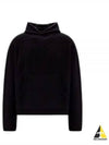 Number Zoom Logo Knit Virgin Wool Hoodie Black - MAISON MARGIELA - BALAAN 2