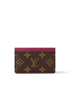 Monogram Card Wallet Fuchsia Brown - LOUIS VUITTON - BALAAN 6