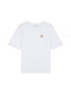 Speedy Fox Patch Comfort Short Sleeve T Shirt White - MAISON KITSUNE - BALAAN 2