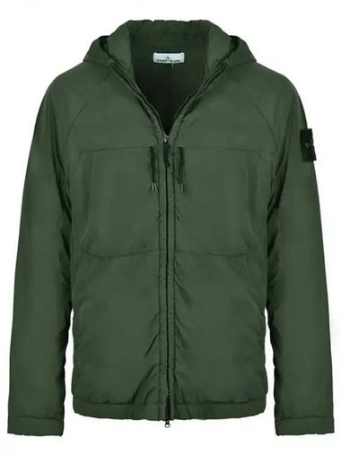 Comfort Tech Composite Light Hooded Jacket Dark Green - STONE ISLAND - BALAAN 1