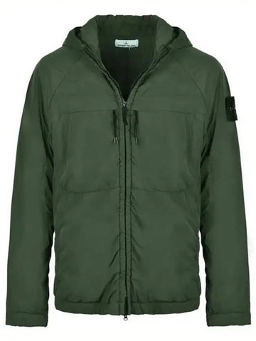 Comfort Tech Composite Light Hooded Jacket Dark Green - STONE ISLAND - BALAAN 1