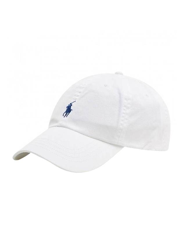 Embroidered Pony Ball Cap White - POLO RALPH LAUREN - BALAAN 1