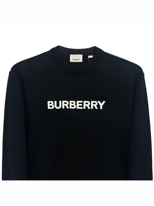 Front Logo Print Sweatshirt Black - BURBERRY - BALAAN 4