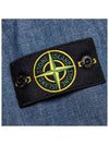 Men's Waffen Chambray Bermuda Denim Shorts Blue - STONE ISLAND - BALAAN 5