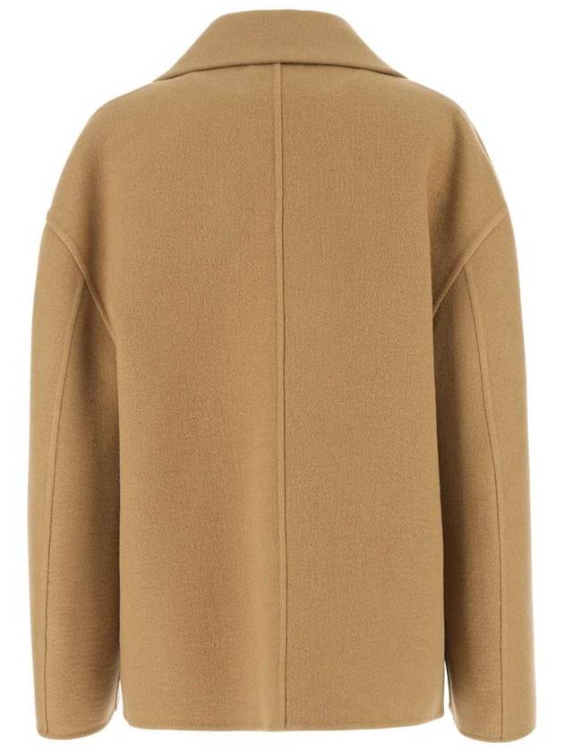 Women's Cashmere Double Coat Camel - BOTTEGA VENETA - BALAAN 3