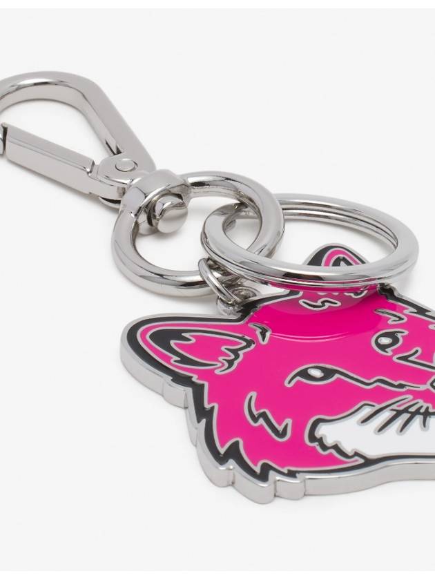 bold fox head metal keyring pink - MAISON KITSUNE - BALAAN 2