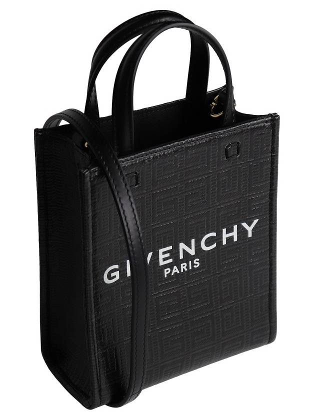 4G Canvas Vertical Mini G Tote Bag Black - GIVENCHY - BALAAN 4