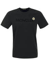 T shirt black 8C000 24 8390T 999 - MONCLER - BALAAN 1