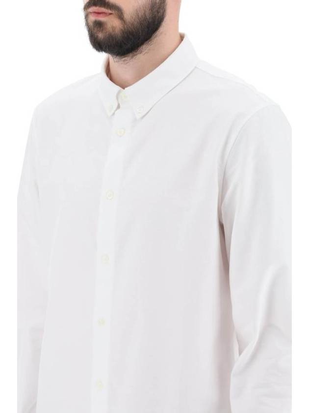 Men's Chemise GreGG Long Sleeve Shirt White - A.P.C. - BALAAN 5