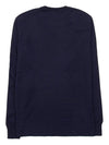 Lens Wappen Wool Knit Top Navy - CP COMPANY - BALAAN 3