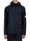 Membrana 3L TC Hooded Jacket Blue - STONE ISLAND - BALAAN 2