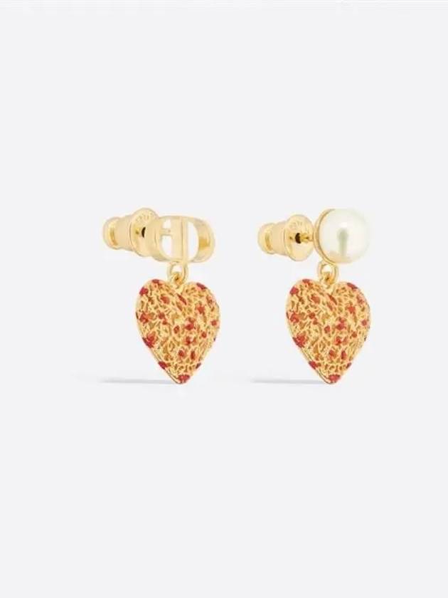 Cœur des Curiosités Pearl Earrings Gold - DIOR - BALAAN 3