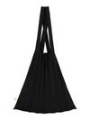 Pleated Shoulder Bag Black - PLEATSMAMA - BALAAN 1