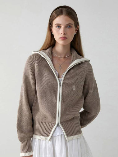 Open Zipped Cardigan 3COLOR - ITER - BALAAN 1