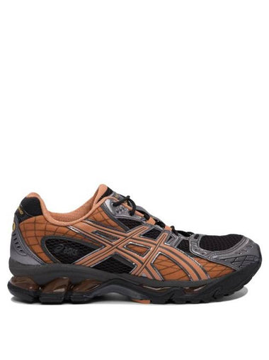 Gel Nimbus 10 1 Low Top Sneakers Black Rust Orange - ASICS - BALAAN 1