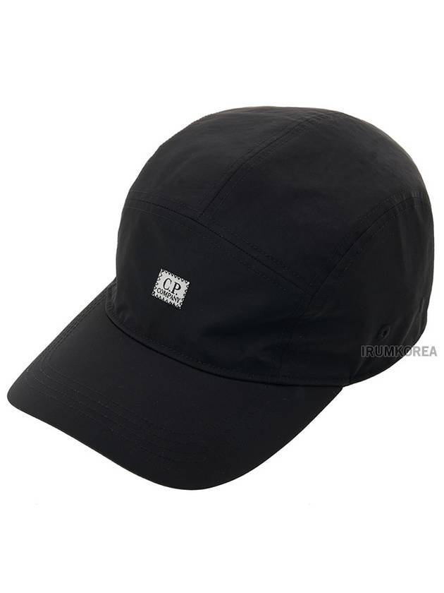 Men's Logo Patch Ball Cap Black - CP COMPANY - BALAAN 2