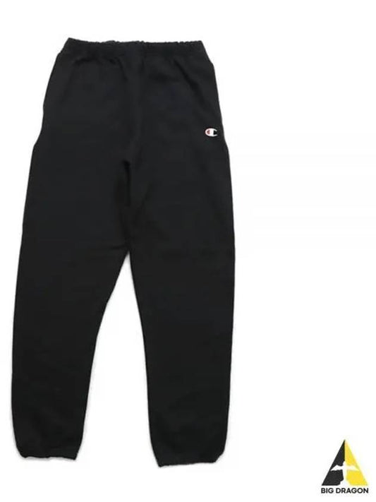 RW BANDED BOTTOM POCKET PANT BLACK GF71 Y06146 BKC Reverse Weave Training Pants - CHAMPION - BALAAN 1