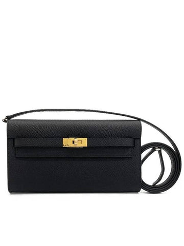 Kelly2go black gold engraved B 4HL0122 - HERMES - BALAAN 1