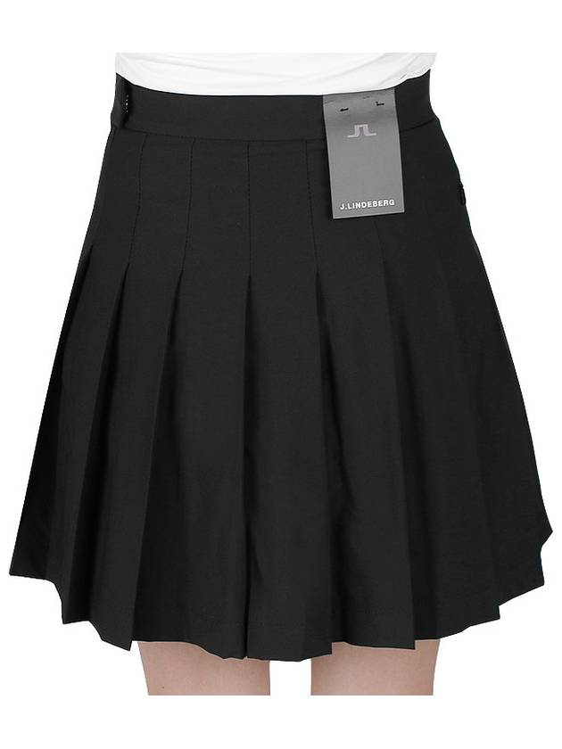 Women's Adina Golf Skirt Skirt Black - J.LINDEBERG - BALAAN 9