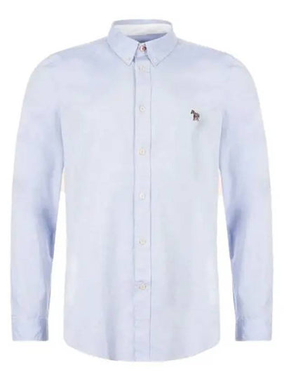 Zebra Patch Long Sleeve Shirt Light Blue - PAUL SMITH - BALAAN 2