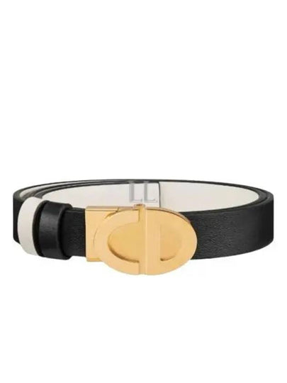 Reversible 22MM Smooth Calfskin Belt Black - DIOR - BALAAN 2