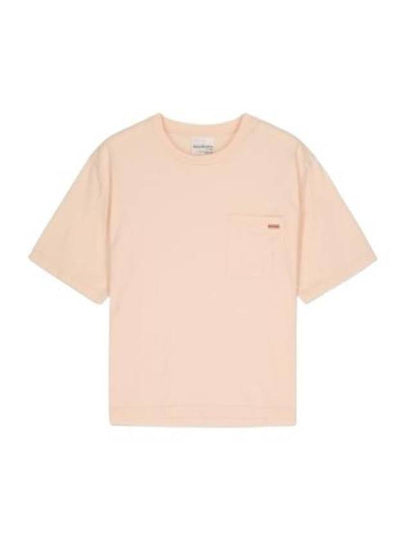 Crew Neck Short Sleeve T-Shirt Powder Pink - ACNE STUDIOS - BALAAN 2