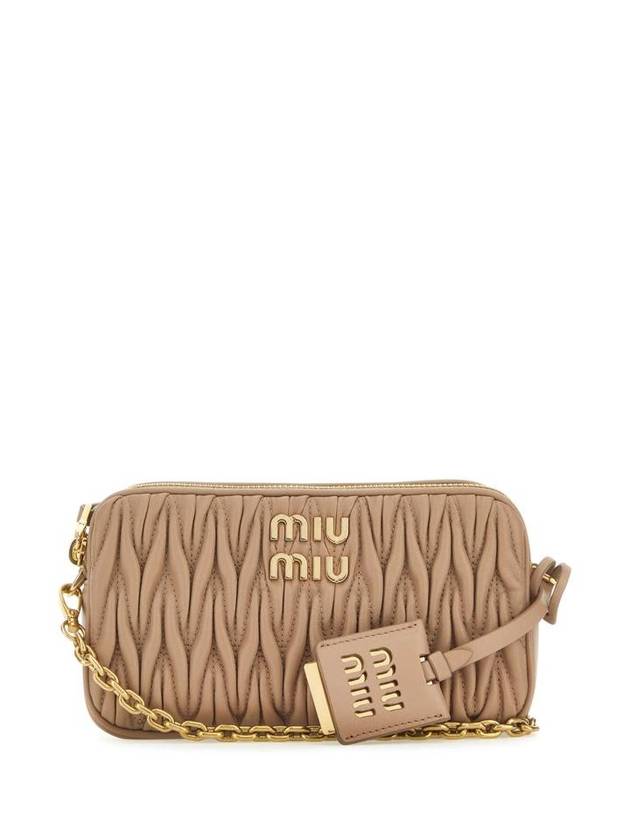 Materasse Nappa Leather Mini Bag Cameo - MIU MIU - BALAAN.