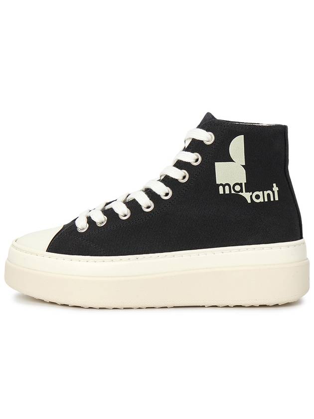 Austen High Top Sneaker Black - ISABEL MARANT - BALAAN 4