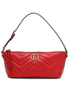 GG Marmont Shoulder Bag Red - GUCCI - BALAAN 2