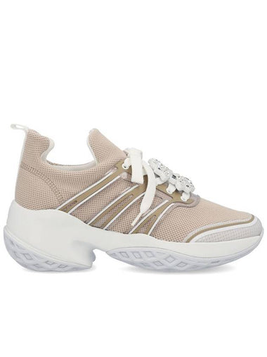 Viv' Run Low-Top Sneakers Beige - ROGER VIVIER - BALAAN 1