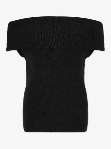 Ribbed sleeveless knit black 2315132325200 - TOTEME - BALAAN 1