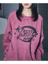 Cheese Bunny Raglan Pigment Sweatshirt Dusty Pink - CPGN STUDIO - BALAAN 1