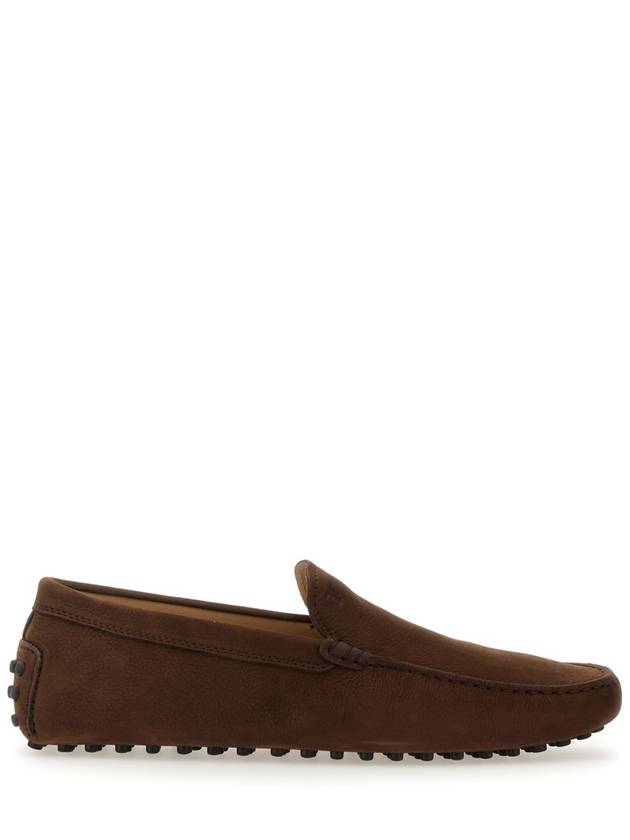 Gomino Suede Driving Shoes Brown - TOD'S - BALAAN 3