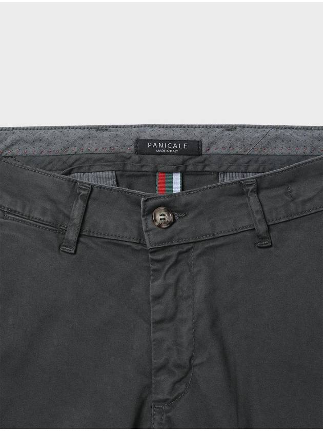 Made In Italy Charcoal Slim Fit Cotton Pants F ACPT64 - PANICALE - BALAAN 2