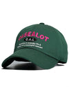 Lettering Logo Ball Cap Green - CASEALOT - BALAAN 2