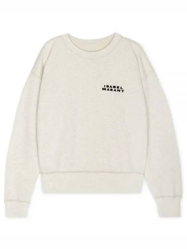 Shard Embroidered Logo Sweatshirt Ecru - ISABEL MARANT - BALAAN 2