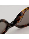 Sunglasses SMU04Z VAU 07F Reguard Glasses Mirror Leopard Round Horn Rim - MIU MIU - BALAAN 6