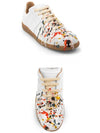 Replica Paint Drop Low Top Sneakers White - MAISON MARGIELA - BALAAN 6