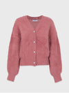 Women's Seraphic Angora Cardigan Pink - MICANE - BALAAN 8